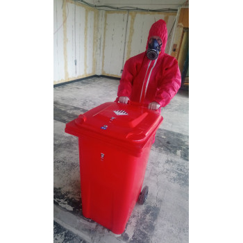 Asbestos Waste Wheelie Bin