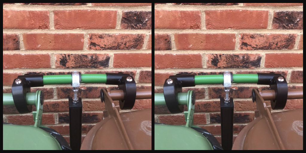 Wheelie bin stand