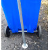 Wheelie bin post with lid restrictor Wheelie bin post with lid restrictor